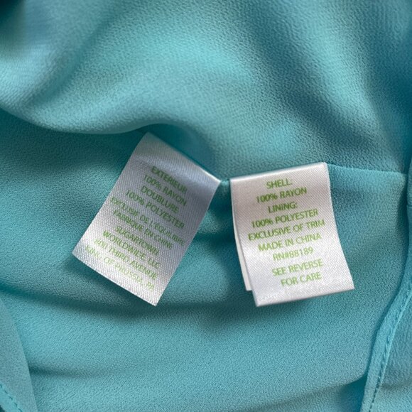 Lilly Pulitzer IBIZA BLUE JANE SHIFT DRESS Gold Braid Nehru Sleeveless Dress Sz6 - Picture 10 of 12